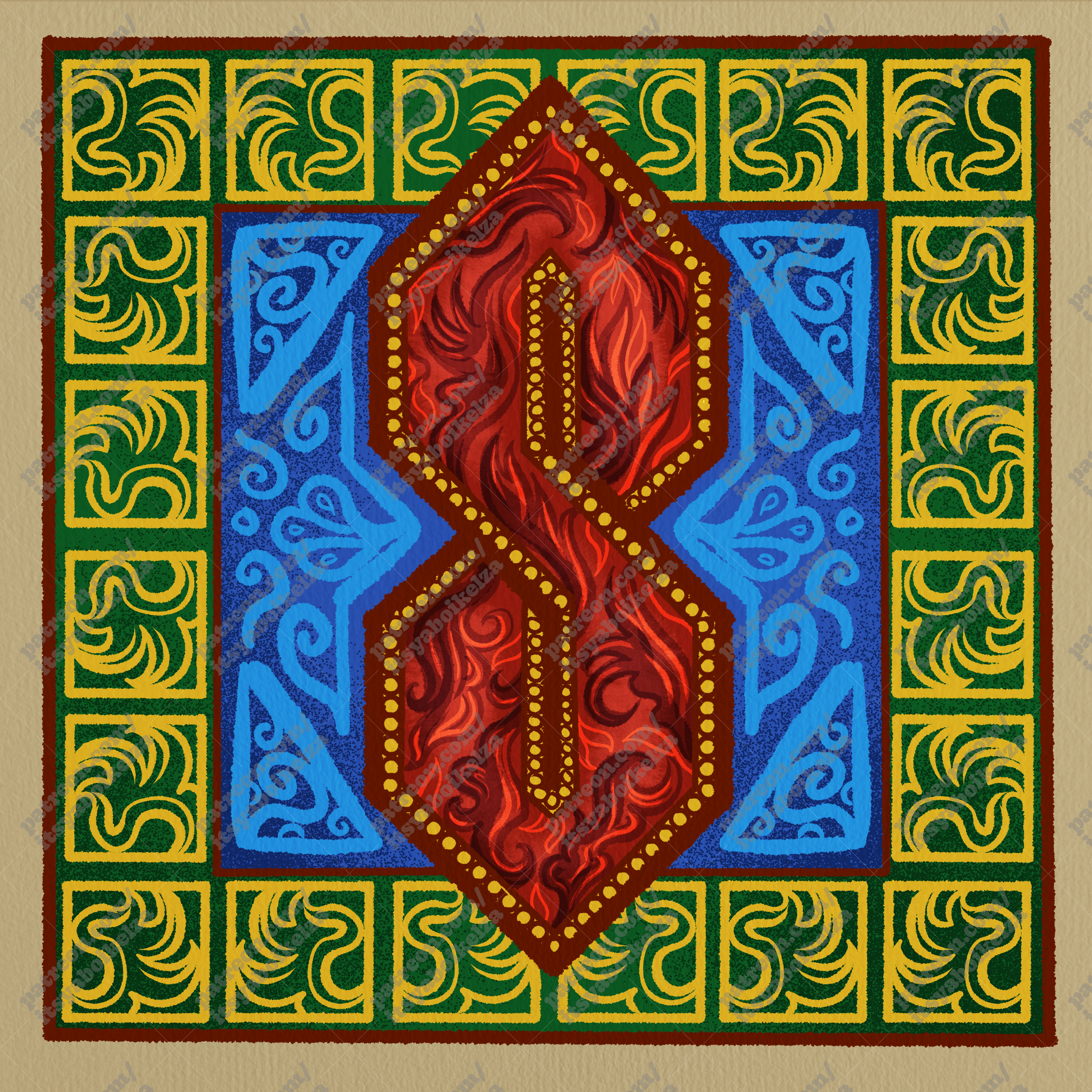 Cool Medieval S Holographic Sticker