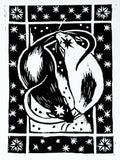 Did You Know That Star is Rats Backwards? - 20x15 Lino Print